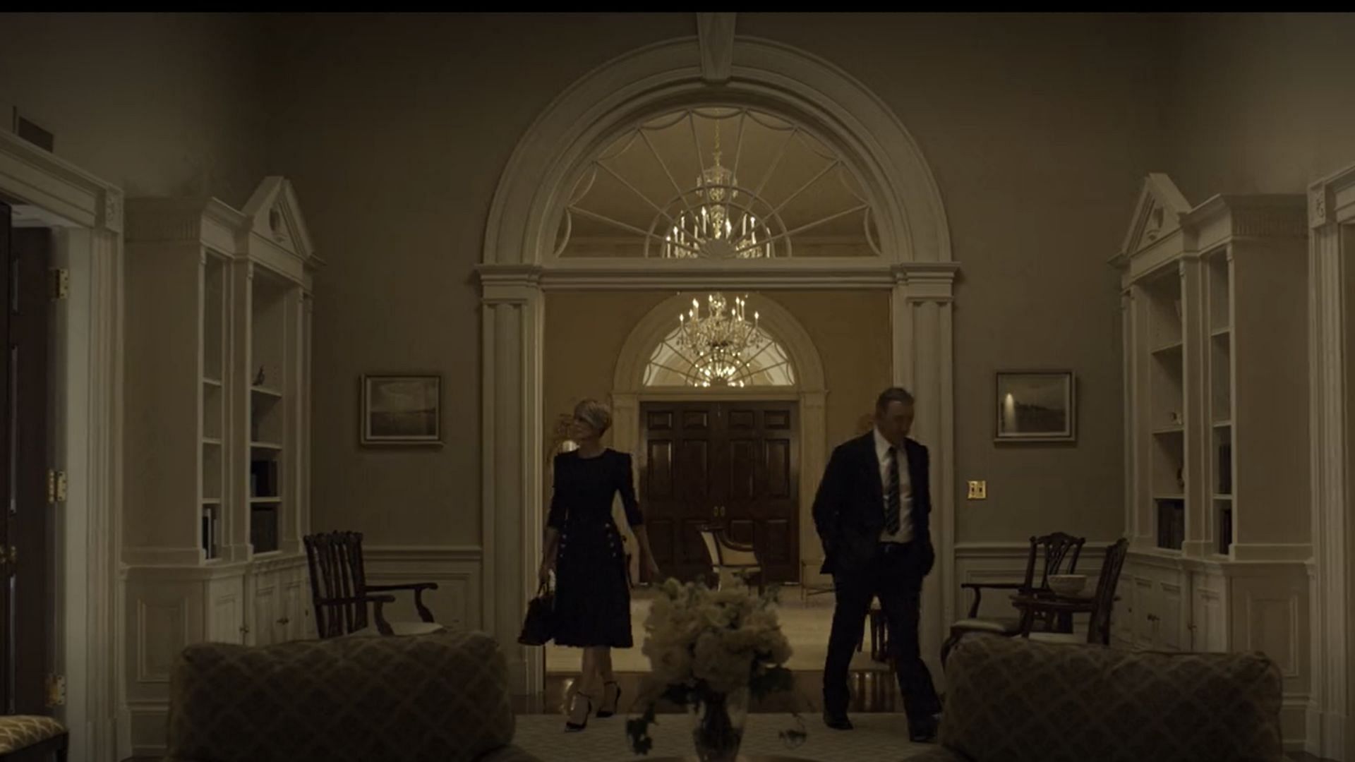 The Underwoods’ townhouse exterior is located at 1609 Park Avenue (Image via Netflix)